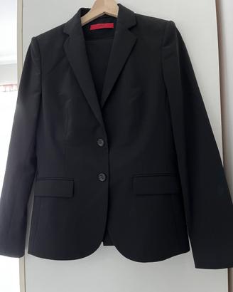 Tailleur donna nero giacca + 2 pantaloni Hugo Boss