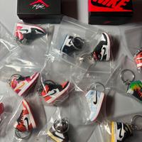Portachiavi mini Sneakers Nike Air Jordan 1 o 4