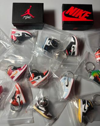 Portachiavi mini Sneakers Nike Air Jordan 1 o 4