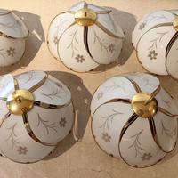 Lampadari inizio anni ‘80 in vetro