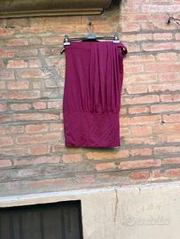 Vestito mono spalla twin set