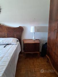 camera da letto in radica, anni'50