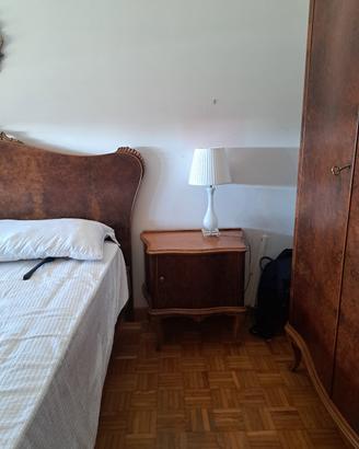 camera da letto in radica, anni'50
