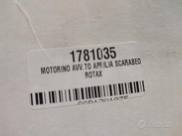 motorino avviamento Aprilia 