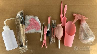 Mini set da giardinaggio rosa