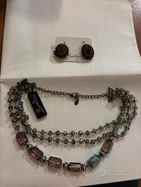 Set collana e orecchini sodini