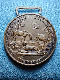 Napoli Medaglia Società Protezione Animali Ø39mm