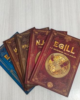 Lotto 5 Libri Mitologia Nordica RBA - Egill / Vols