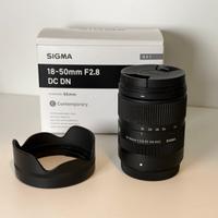 Sigma 18-50 2.8 Fujifilm Pari al nuovo