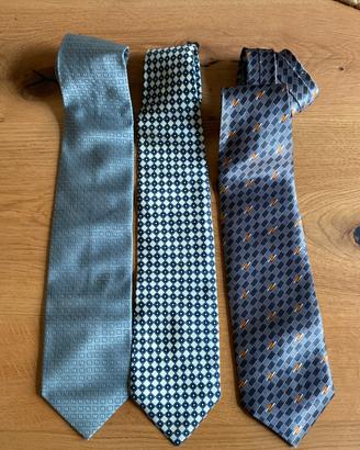 Set di 3 cravatte, uomo vintage