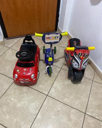 Bici bimbo moto monopattino