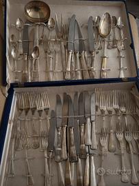 Set Posate placcate in argento 800