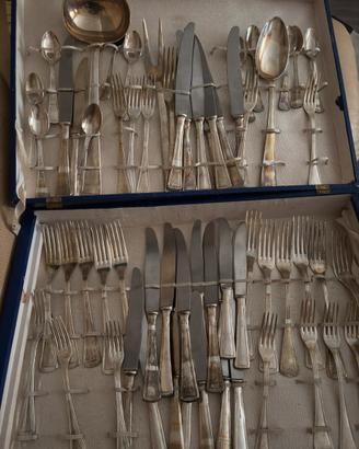 Set Posate placcate in argento 800