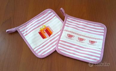 Presine da cucina ricamate