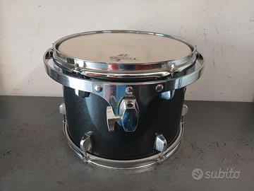 Tom tamburo t5 12 x9 colore nero perlato tiranti 6