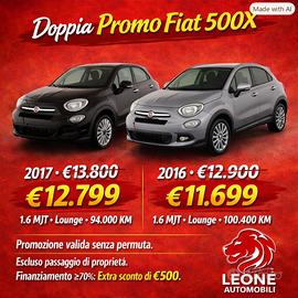 Fiat 500X  1.6 MJT Lounge