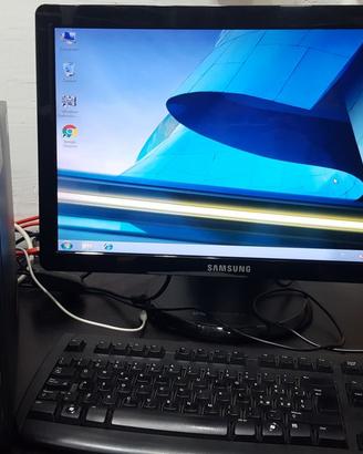 Mini Pc Desktop HP Compaq Multimediale Monitor 19"