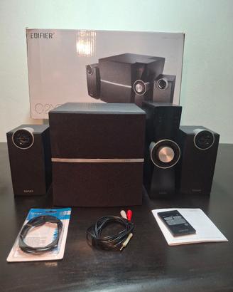Edifier C2XD 2.1 digital S/PDIF e RCA, Sub+2 casse