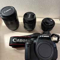 Set Canon 600D + Obiettivi
