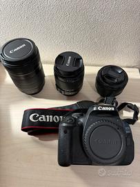 Set Canon 600D + Obiettivi