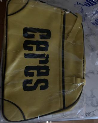 Borsone vintage giallo sella ceres