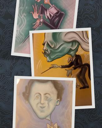 caricature uniche e originali