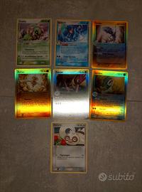 Lotto carte pokemon vintage holo ex tempeste