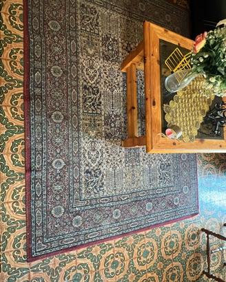 tappeto D'arredo stile classico a riquadri 