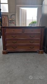 cassettiera in legno