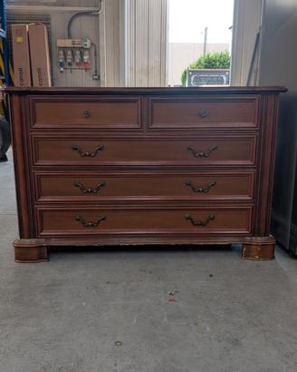 cassettiera in legno