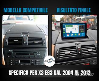 Bmw x3 e83 KIT COMPLETO Autoradio Android 9 pol.