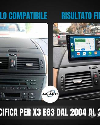 Bmw x3 e83 KIT COMPLETO Autoradio Android 9 pol.