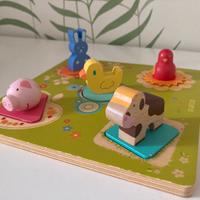 Gioco djeco puzzle bildi in legno