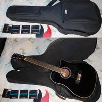 Chitarra Harley Benton 12 corde amplificata