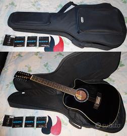 Chitarra Harley Benton 12 corde amplificata