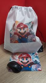 tappetino mouse più sacca