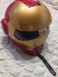 Casco moto iron man