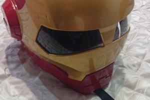 Casco moto iron man