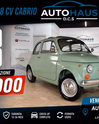 Fiat 500 18 CV CABRIO ANNO 1966