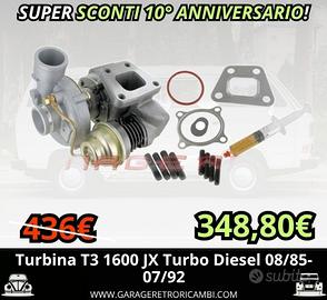 VW T3 TURBINA PER VERSIONI TURBO DIESEL
