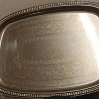 vassoio alessi acciaio vintage