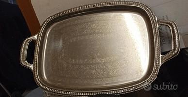 vassoio alessi acciaio vintage