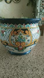 vaso grande ceramica di Vietri fatto a mano 