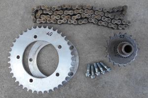 kit catena corona pigone t max 530