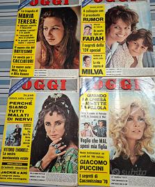 7 riviste Oggi anno 1969 