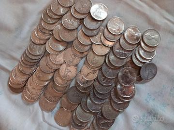 100 PEZZI 500 LIRE ARGENTO CARAVELLE 14,5 CADAUNO