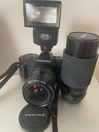 Pentax P30 con 2 zoom