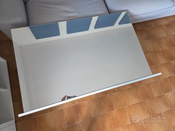 Grande specchio con ripiano (rimovibile) da bagno