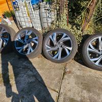 cerchi da 17" Clio RS line + gomme estive continen