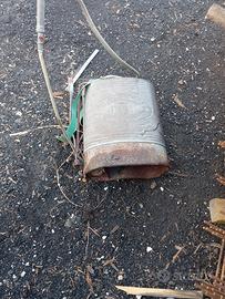 pompa per irrorare antica in rame 